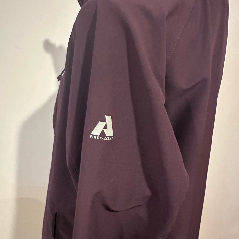 Eddie Bauer Women's Deep Purple Sandstone Backbone Shell Windbreaker Jacket XL - Picture 4 of 7